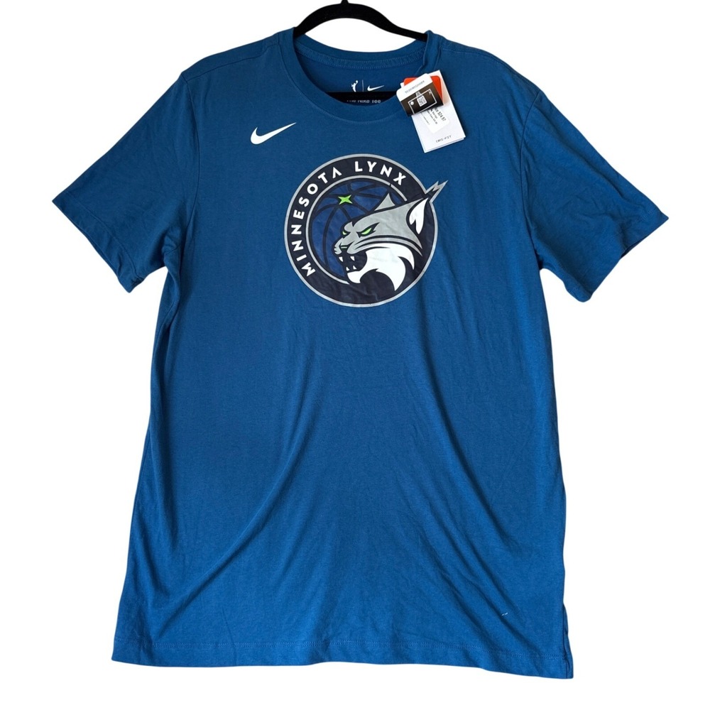 Nike Minnesota Lynx T-Shirt Men Blue WNBA Graphic Dri-FIT NWT SIZE Large